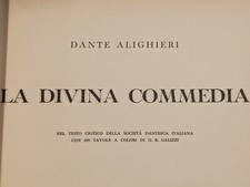 Dante, Divina Commedia