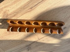 Portapipe Savinelli Originale 7 posti in legno Teak, nessun segno di usura