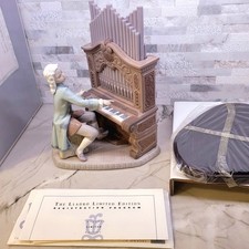 Figurina Lladro #1801 "Young Bach" Edizione Limitata Certificato Incorniciato #387/2500