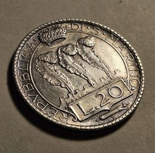 Lire 1933 san marino - 20,