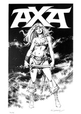 Litografia Enrique Badia Romero - Axa - Firmata e numerata 84/100 (1986)