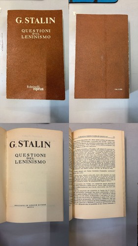 Questioni del leninismo - questioni, stalin