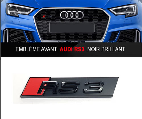 Logo audi rs3 calandre noir - logo,