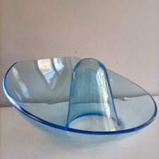 CENEDESE & ALBARELLI MURANO VASO CENTROTAVOLA IN VETRO SOFFIATO VINTAGE