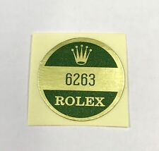 ROLEX 6263 Caseback CASE BACK Sticker Certificate Cosmograph Daytona BAKELITE 