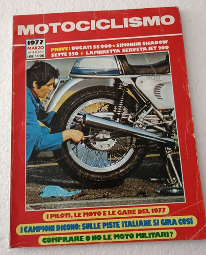 Motociclismo 1977 ducati - 3,