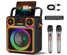 Karaoke con 2 microfoni senza