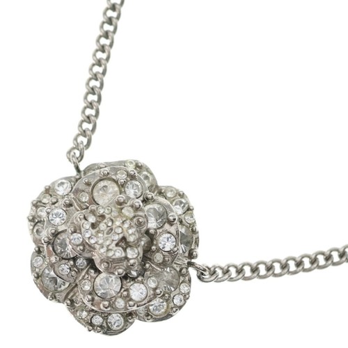 Collana chanel camelia strass - collana,