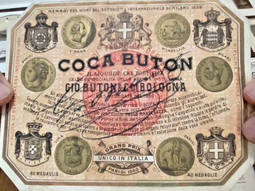 Etichetta coca buton gio - etichetta,