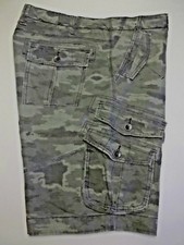 NEXT pantaloni bermuda mimetici stile cargo made in UK Mis W38 (taglia 52)