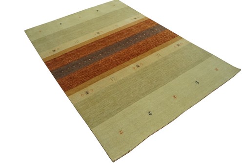 Tappeto gabbeh rosso oro beige - rosso,