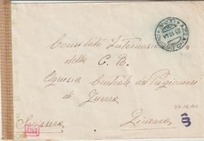 1-Croce Rossa Ginevra periodo Amgot  1944-Prigionieri Guerra Alzano Decimo-Udine