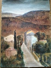 Dipinto A Olio Di Tela Grandi