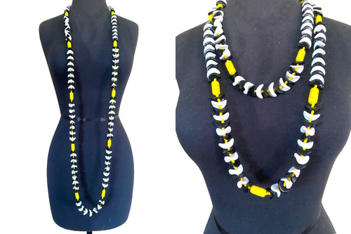 Collana perle vetro - collana, in