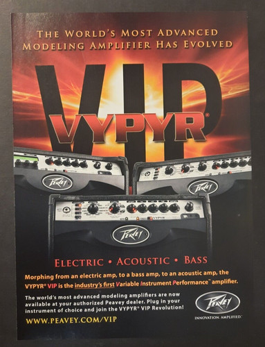 Peavey vypyr vip amplificatori - peavey,
