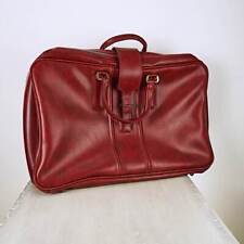 VALIGIA VINTAGE IN ECOPELLE ROSSA