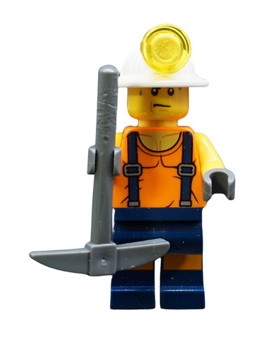 Lego personaggio minatore - , n