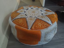 Pouf fatto a mano nuovo vera