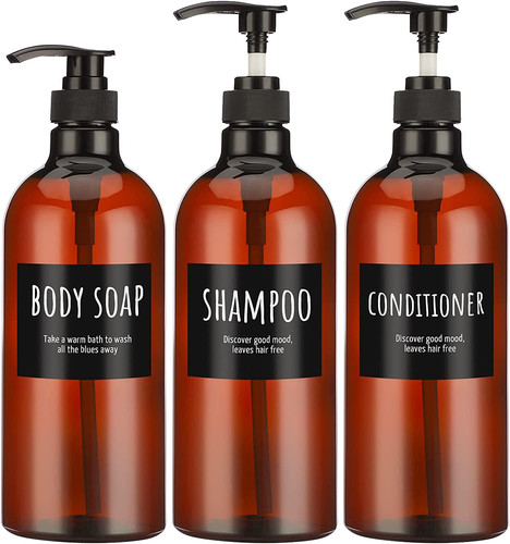 Bottiglia per shampoo - bottiglia, con