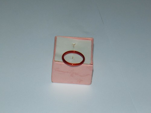 Anello fedina agata col - anello, in