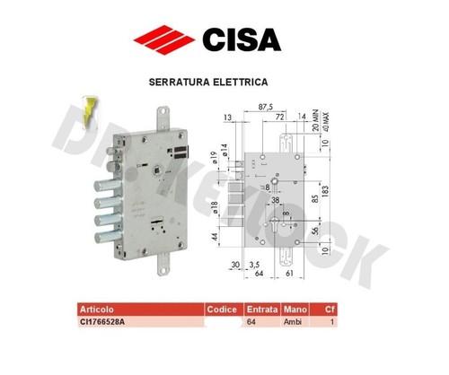 Elettroserratura cisa - elettroserratura,