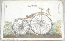 GIOCHI DI CARTE_RARA CARTA DA GIOCO_DA COLLEZIONE_BICICLETTE_CICLISMO_VELOCIPEDE
