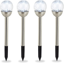 Set Da 4 Luci Solari Sferiche