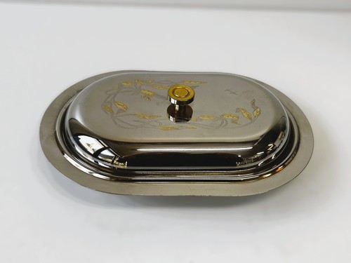 Burriera vintage metallo oro