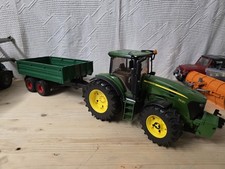 Trattore Bruder Con rimorchio