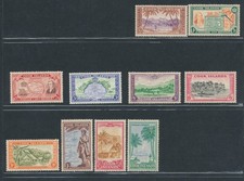 1949 ISOLE CUOCHI, Stanley Gibbons n. 150/59 - Set di 10 valori - MNH**