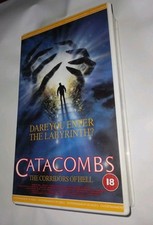 Catacombs 1988 VHS NOT ex rental-  tested plays perfectly - perfect condition