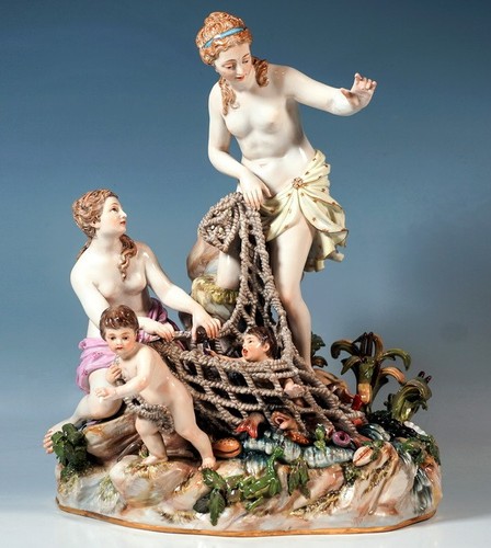Meissen gruppo figura der - gruppo,