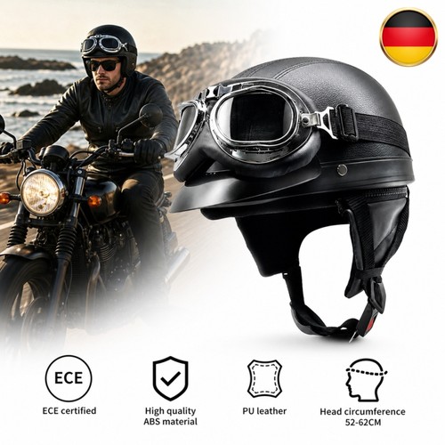 Casco jet mezza calotta - , con