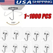 Lotto 1000 pz ganci adesivi in