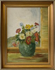 Dipinto A Olio Natura Morta