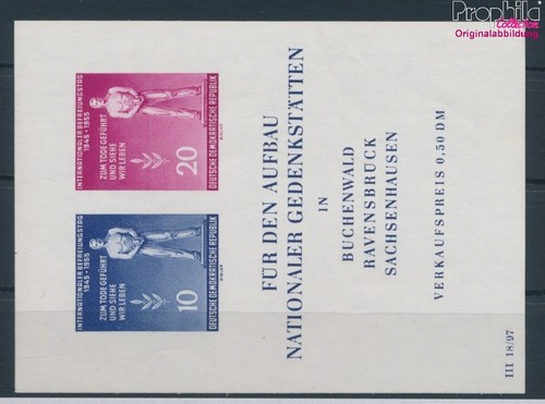 Francobolli ddr 1955 block - francobolli,