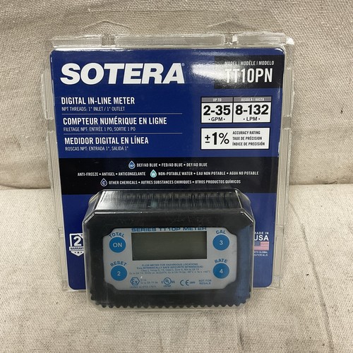 Sotera tt10pn flowmeter - sotera,