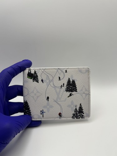 Portafoglio sottile sci bianco - sottile,
