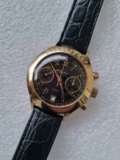 Poljot Chronograph 3133 Vintage Watch Russian, Black Dial