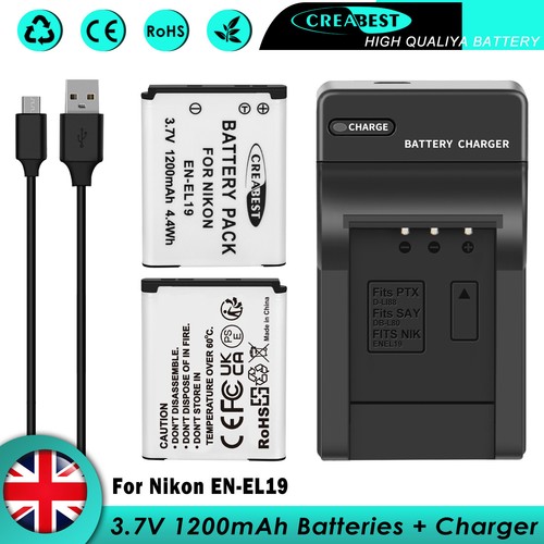 Batteria el19 - en-el19, +