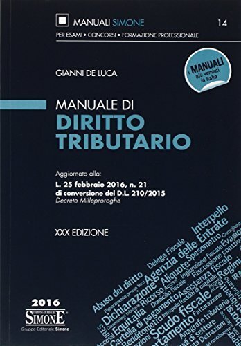 Manuale diritto tributario - di,
