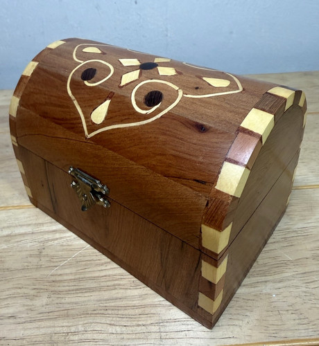 Scatola intarsio cupola in - scatola,