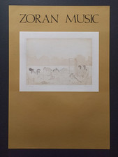 Zoran Music: acquatina, 1981, poster originale