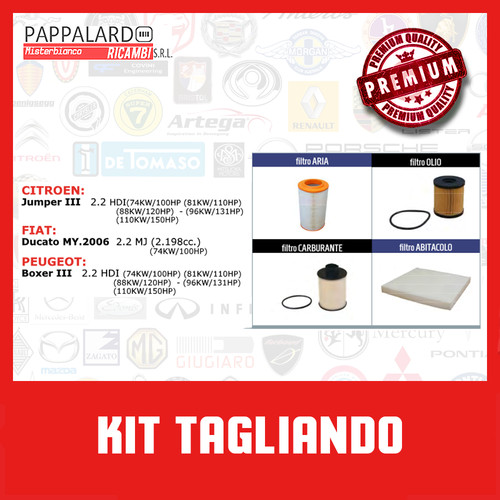 Kit tagliando filtri citroen - tagliando, 4
