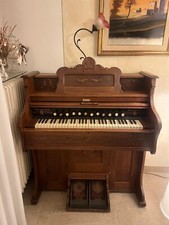 Harmonium John Gray & Sons York & Hall - Organo a Pedali Ad Aria . Antiquariato