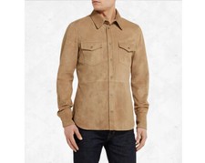 Camicia uomo pelle - , scamosciata