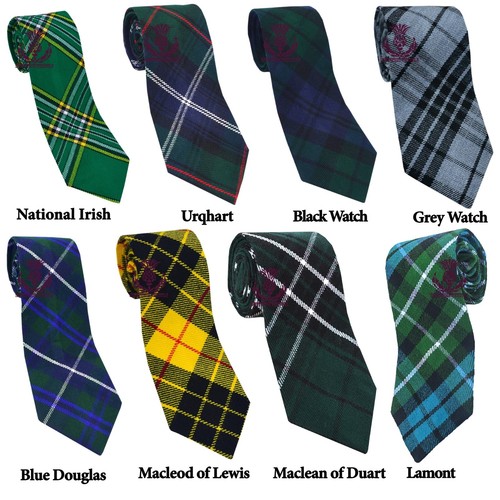 Cravatta collo tartan scozzese