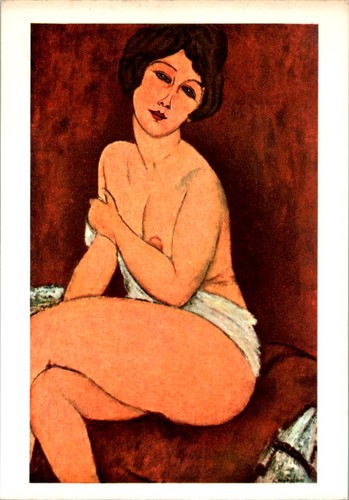 Modigliani assis - modigliani,, nu