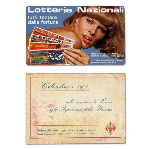 Lotto calendari tascabili - lotto,