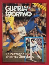 GUERIN SPORTIVO 1982/49 , Poster PETERS , VIOLA VALENTINO